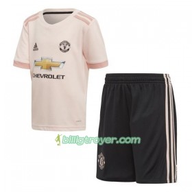 Billige Fotballdrakter Manchester United Barn Bortedraktsett 2018/19 Kortermet